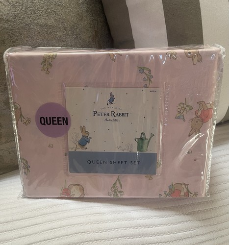 Peter rabbit pink sheet - rabbit,